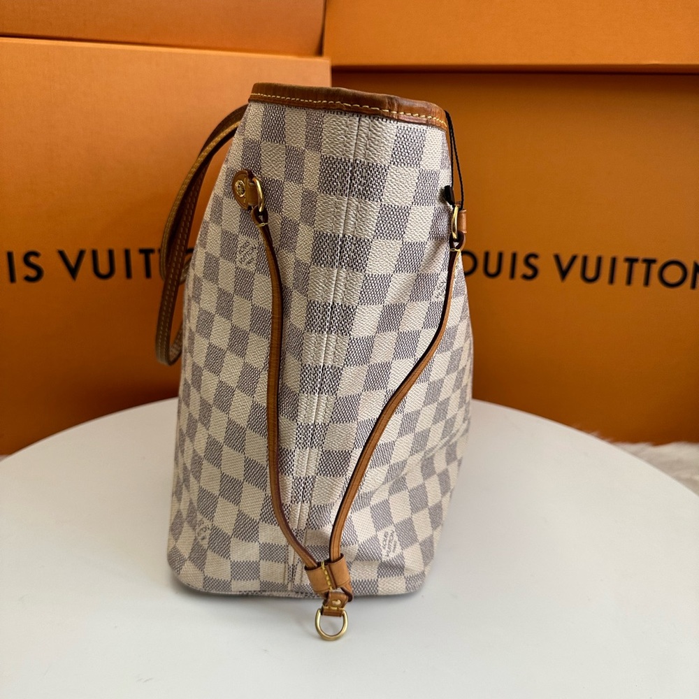 💎✨BEAUTIFUL✨💎 Louis Vuitton Damier Azur Neverfull MM Tote Bag - Picture 5 of 13